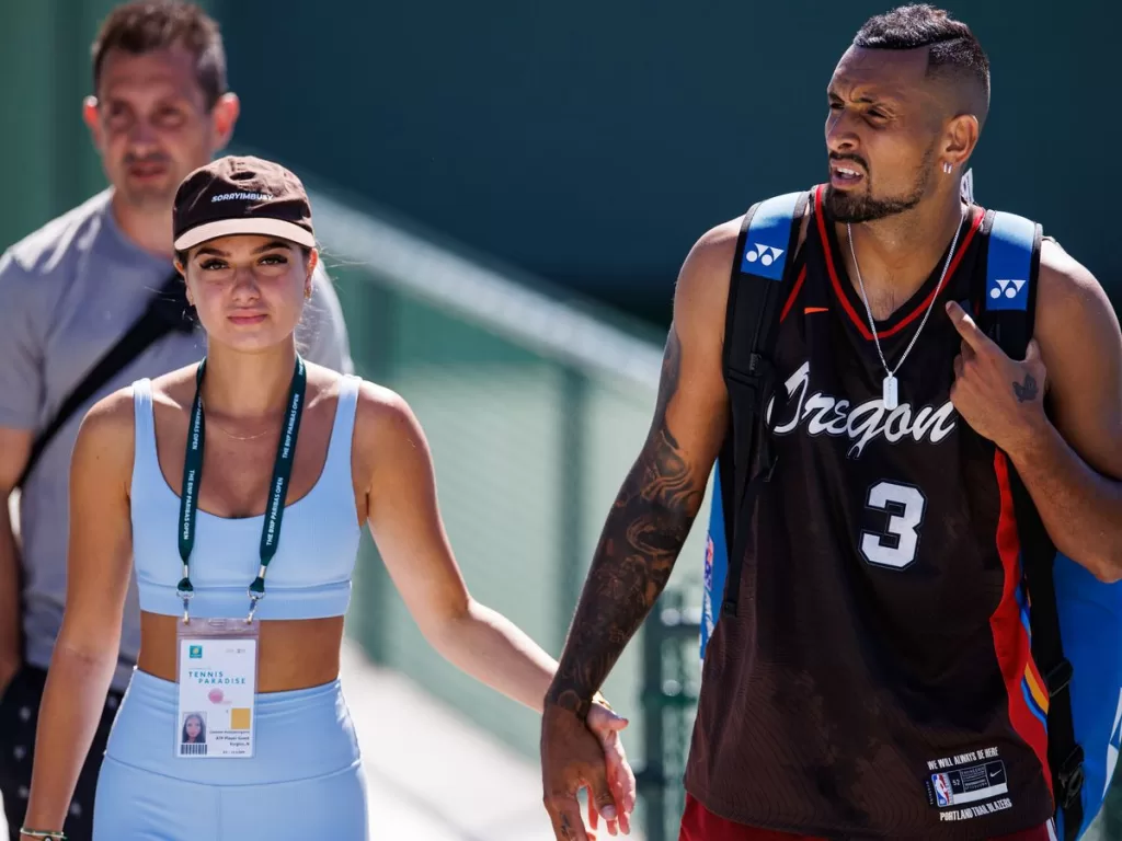 Nick Kyrgios with his Girlfriend
