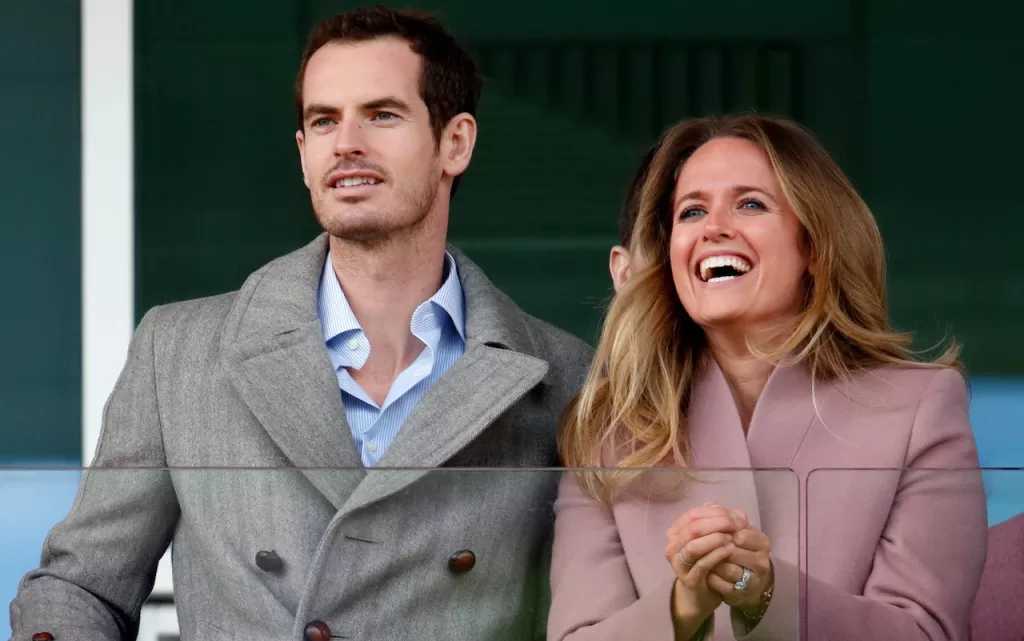 Andy Murray with Wife