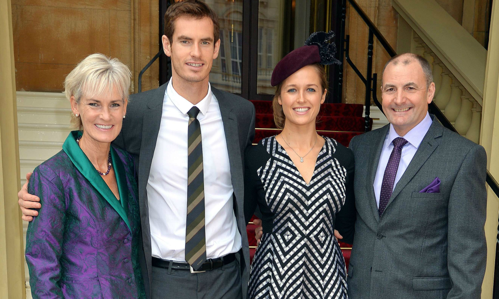 Andy Murray with Family